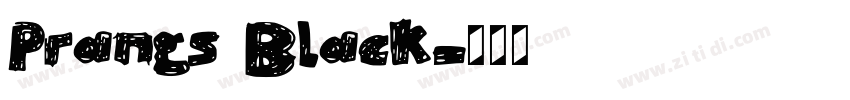 Prangs Black字体转换